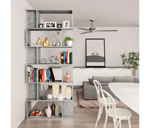 Spintelė/Kambario Pertvara, Betono, 80X24X192cm Mediena