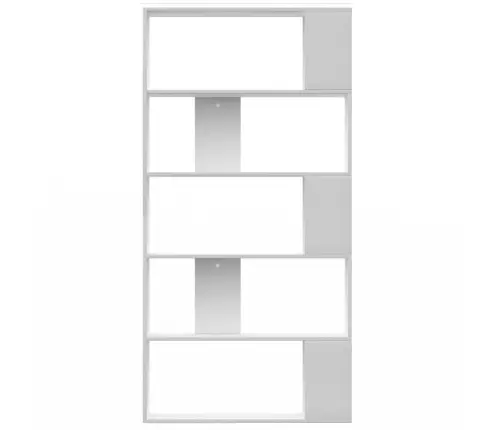 Grāmatu Plaukts, 80X24X159 Cm, Balta, Inženierijas Koks Vidaxl