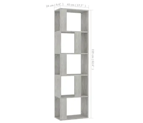 Raamaturiiul/Ruumijagaja Hall 45 X 24 X 159 Cm Tehispuit