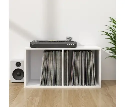 Vinila Plašu Uzglabāšanas Kaste, 71X34X36 Cm, Inženierijas Koks Vidaxl