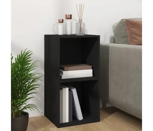 Dėžė Vinilinėms Plokštelėms, Juoda, 71X34X36cm Mediena