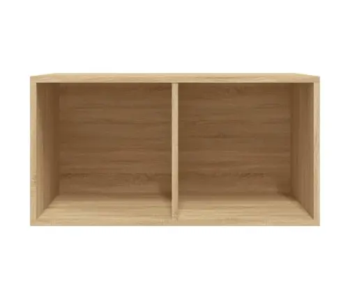 Dėžė Vinilinėms Plokštelėms, Ąžuolo, 71X34X36cm Mediena