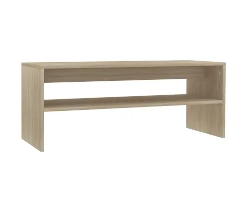 Kafijas Galdiņš, 100X40X40Cm, Ozolkoka Krāsā, Inženierijas Koks Vidaxl