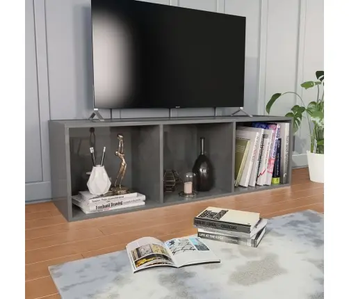 Raamaturiiul/Telerialus, Hall, 36X30X114 cm Tehispuit