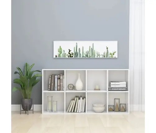 Grāmatu Plaukts, 66X30X130 Cm, Spīdīgi Balts, Inženierijas Koks Vidaxl