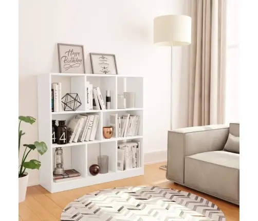 Grāmatu Plaukts, 97,5X29,5X100 Cm, Balta, Inženierijas Koks Vidaxl