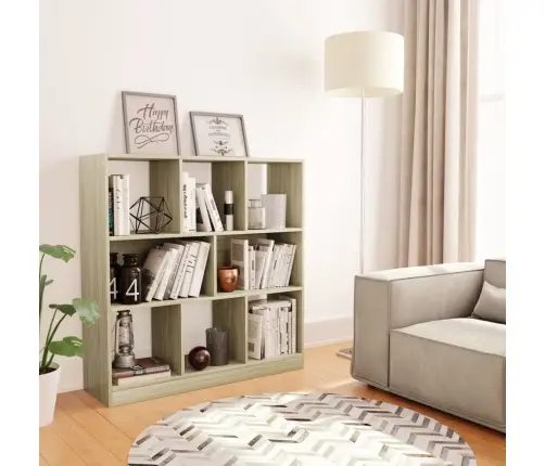 Grāmatu Plaukts, 97,5X29,5X100Cm Inženierijas Koks, Ozola Krāsā Vidaxl