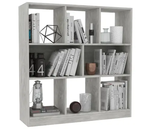 Grāmatu Plaukts, 97,5X29,5X100 Cm, Pelēks, Inženierijas Koks Vidaxl