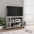 Tv Skapītis Ar Ritenīšiem, Pelēks, 80X40X45 Cm, Koks Vidaxl