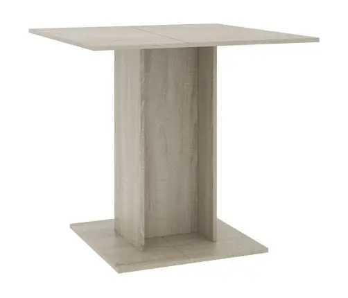 Virtuves Galds, 80X80X75 Cm, Ozolkoka Krāsā, Skaidu Plāksne Vidaxl