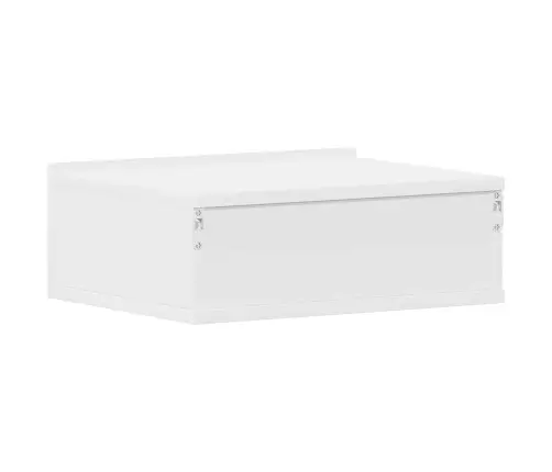 Naktsskapītis, 40X30X15 Cm, Inženierijas Koks, Balts Vidaxl