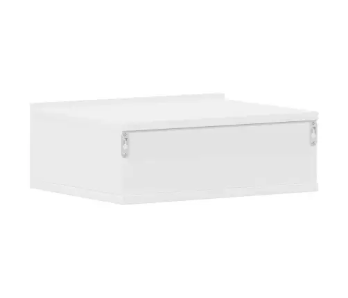 Sienas Naktsskapīši, 2 Gab., 40X30X15 Cm, Koks, Balti Vidaxl