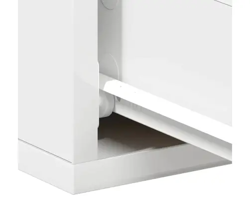 Sienas Naktsskapīši, 2 Gab., 40X30X15 Cm, Koks, Balti Vidaxl