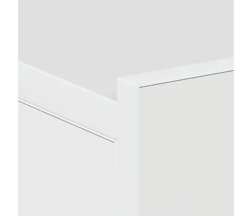 Seina Öökapp Kõrgläikega Valge 40 X 30 X 15 Cm Tehispuit