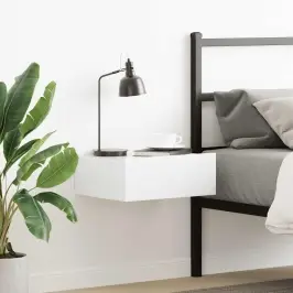 Seina Öökapp Kõrgläikega Valge 40 X 30 X 15 Cm Tehispuit