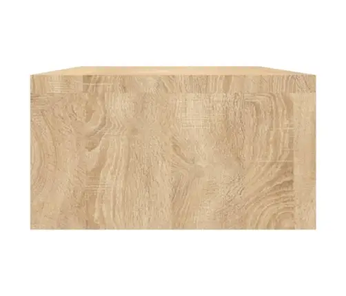 Monitora Paliktnis, 100X24X13Cm, Ozola Krāsā, Inženierijas Koks Vidaxl