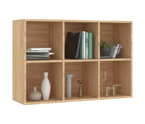 Knygų/Šoninė Spintelė, Ąžuolo Spalvos, 66X30X98 cm Mdp
