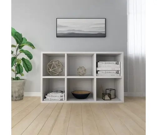 Raamaturiiul/Puhvetkapp, Valge, 66X30X98 cm Tehispuit