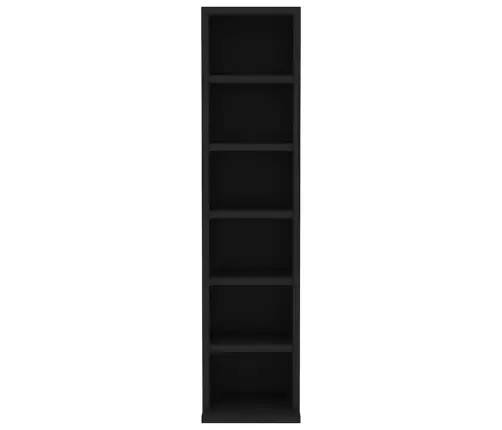 Spintelė Kompaktiniams Diskams, Juoda, 21X20X88cm Mediena