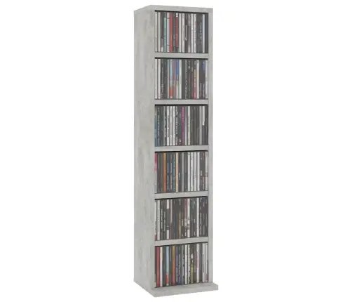 Cd-Kapp, Betoonhall, 21 X 20 X 88 cm Tehispuit