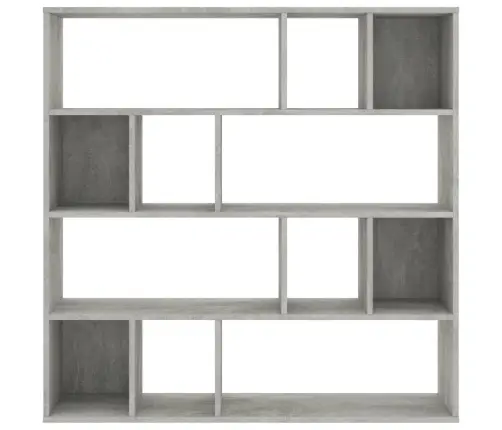 Istabas Aizslietnis/Grāmatu Plaukts, 110X24X110 Cm, Pelēks Vidaxl