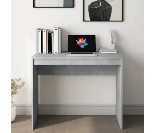 Kirjutuslaud, Betoonhall, 90X40X72 cm Tehispuit