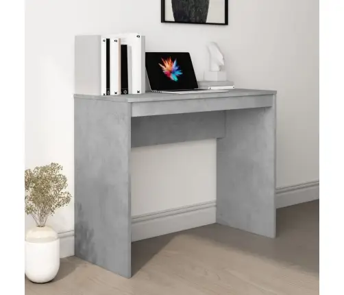 Kirjutuslaud, Betoonhall, 90X40X72 cm Tehispuit