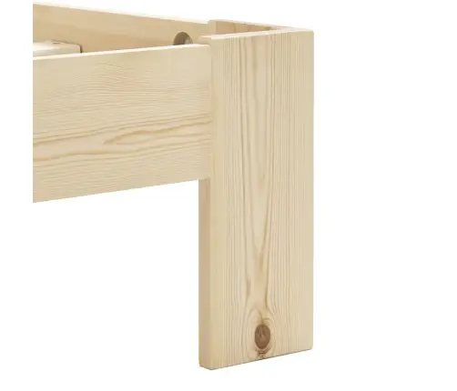 Voodiraam Ilma Madratsita, Tugevast Männipuidust, 100 X 200 Cm