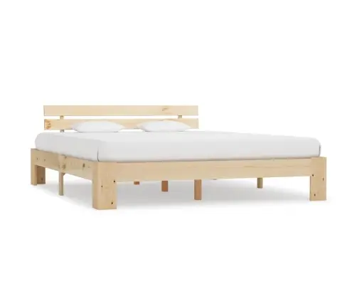 Gulta Bez Matrača, 180X200 Cm, Priedes Masīvkoks Vidaxl