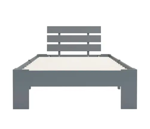 Lovos Rėmas, Pilkos Sp., 100X200 cm Pušies Medienos Masyvas