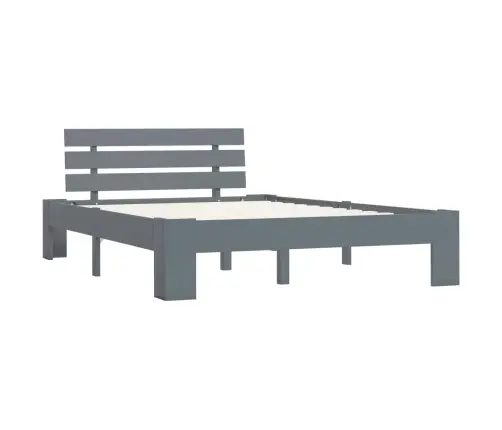 Lovos Rėmas, Pilkos Sp., 140X200 cm Pušies Medienos Masyvas
