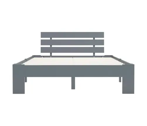 Lovos Rėmas, Pilkos Sp., 140X200 cm Pušies Medienos Masyvas