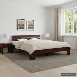 Gultas Rāmis, Tumši Brūns, Priedes Masīvkoks, 180X200 Cm Vidaxl Gultas Rāmis, Tumši Brūns, Priedes Masīvkoks, 180X200 Cm Vidaxl