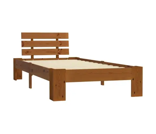 Voodiraam, Meekarva, Männipuit, 90 X 200 Cm