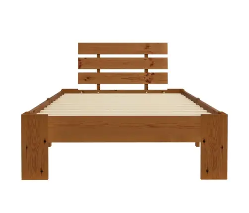 Voodiraam, Meekarva, Männipuit, 90 X 200 Cm