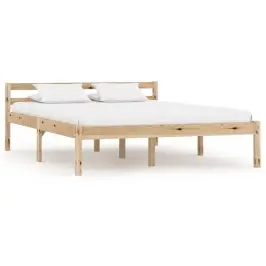 Gultas Rāmis, Priedes Masīvkoks, 120X200 Cm Vidaxl