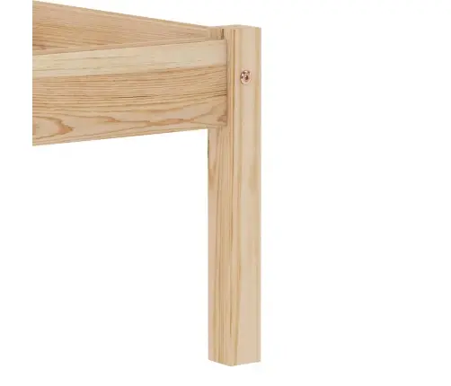 Lovos Rėmas, 120X200 cm Pušies Medienos Masyvas