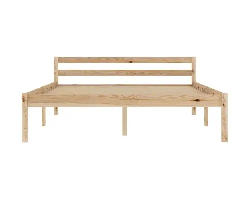 Voodiraam, Tugevast Männipuidust, 140 X 200 Cm