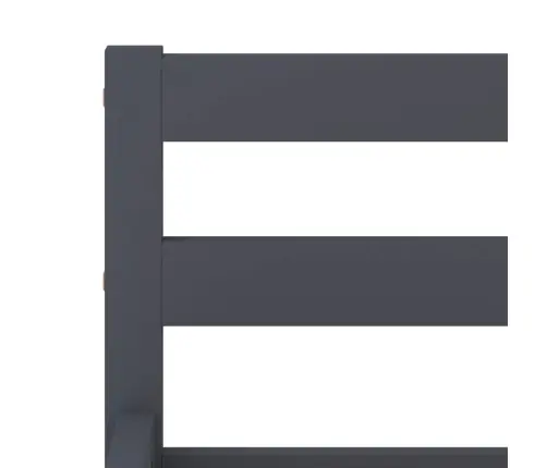 Voodiraam, Hall, Tugevast Männipuidust, 160 X 200 Cm