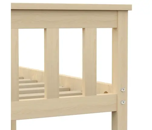 Lovos Rėmas, Natūralios Spalvos, 100X200cm Pušies Masyvas