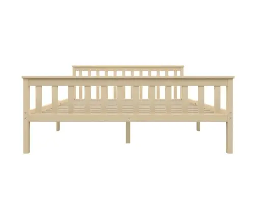 Gulta, Dabīgs Priedes Masīvkoks, 160X200 Cm Vidaxl