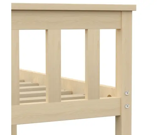 Gulta, Dabīgs Priedes Masīvkoks, 160X200 Cm Vidaxl