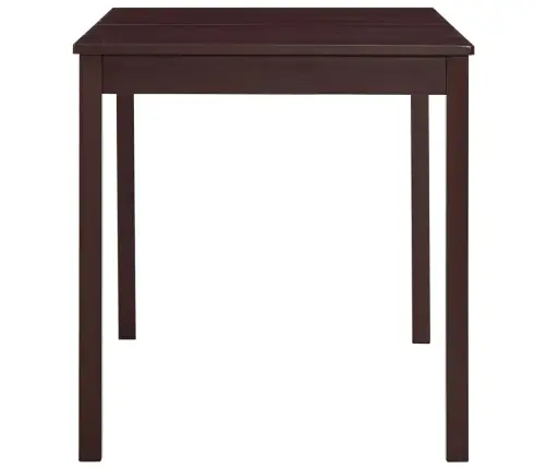 Virtuves Galds, 140X70X73 Cm, Tumši Brūns, Priedes Koks Vidaxl