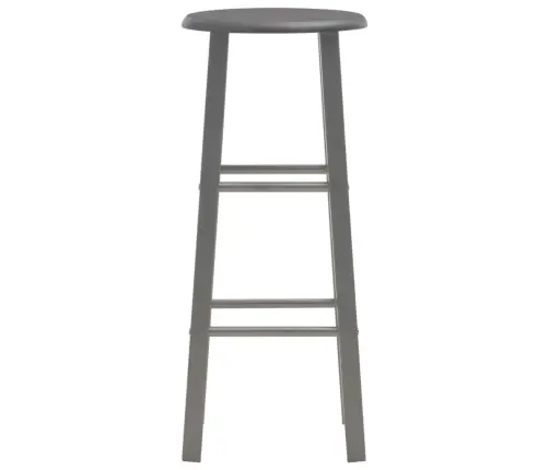 Bāra Krēsli, 2 Gab., Antracītpelēki, Mdf Vidaxl