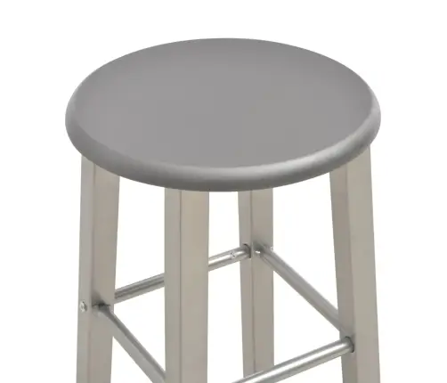 Bāra Krēsli, 2 Gab., Antracītpelēki, Mdf Vidaxl