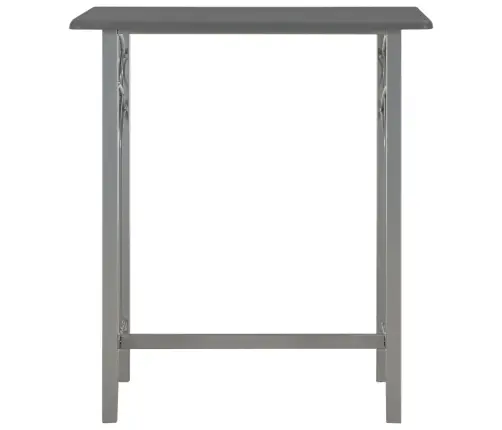 Baro Baldų Komplektas, 3 D., Antracito Sp., Mediena Ir Plienas