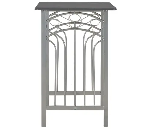 Baro Baldų Komplektas, 3 D., Antracito Sp., Mediena Ir Plienas