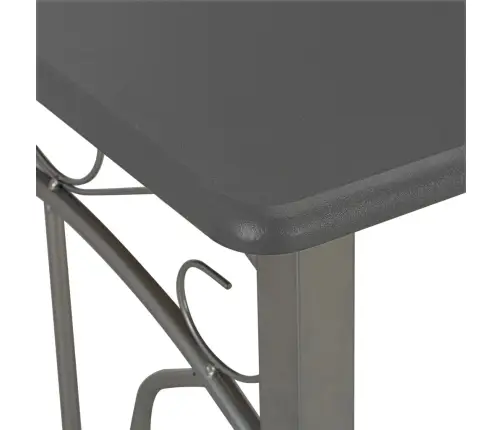 Baro Baldų Komplektas, 3 D., Antracito Sp., Mediena Ir Plienas