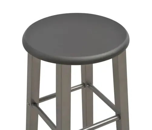 Baro Baldų Komplektas, 3 D., Antracito Sp., Mediena Ir Plienas