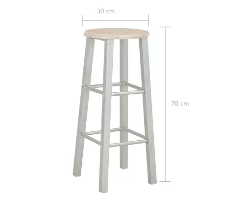 Baro Baldų Komplektas, 3 D., Mediena Ir Plienas